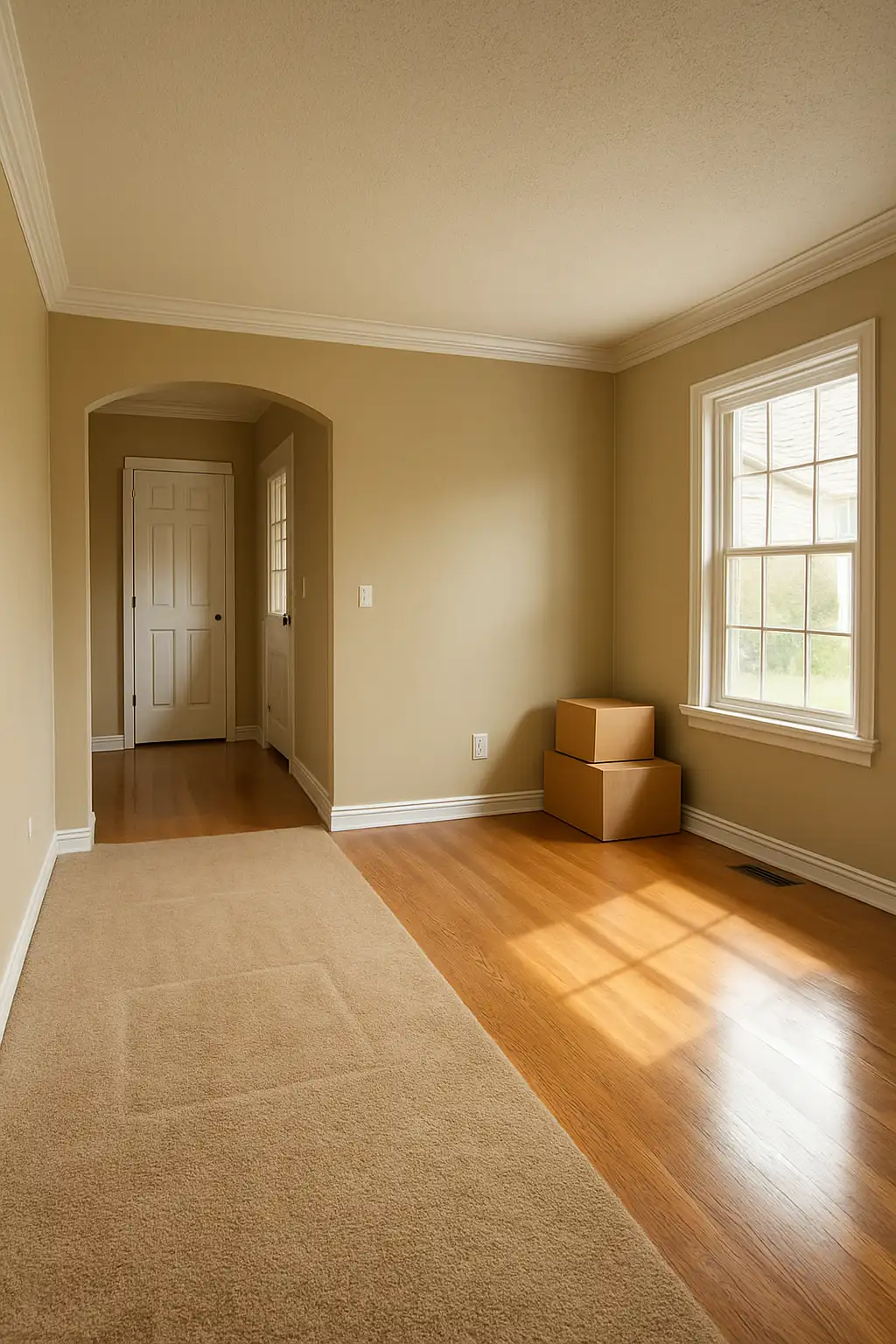 OKC Furniture Removal done by Rios Junk Removal Clean home after furniture removal in Oklahoma City