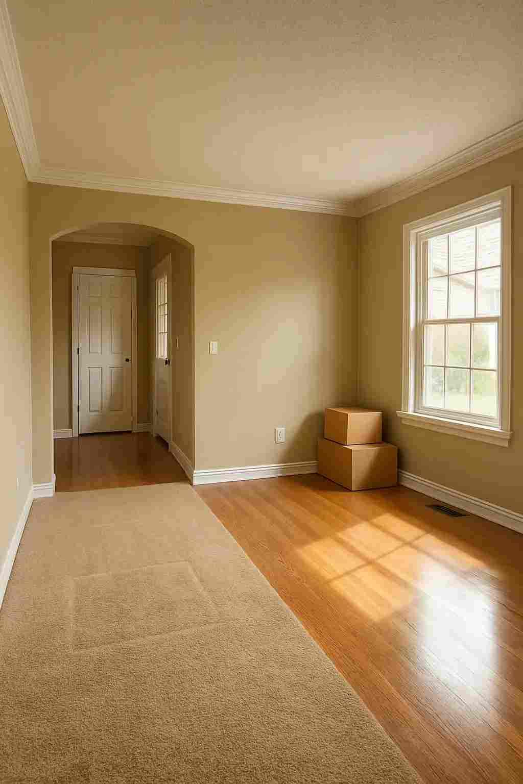 Clean home after furniture removal in Oklahoma City